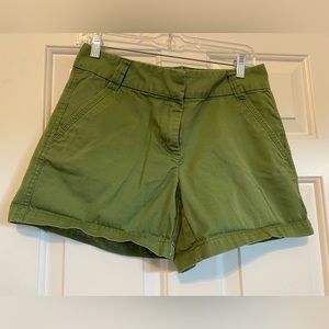 Olive Green Khakis Shorts